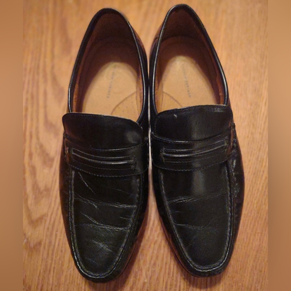 French Shriner Men's Black Dress Shoes, Size 10M